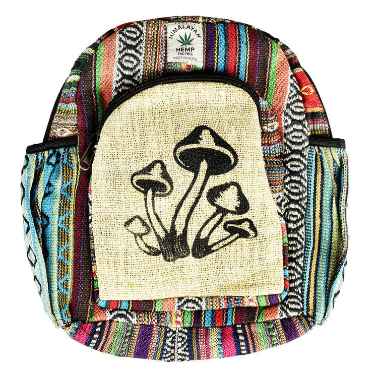 ThreadHeads Hemp Mushrooms Mini Backpack