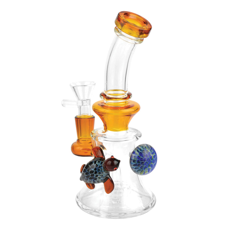 Worked Turtle Glass Bong