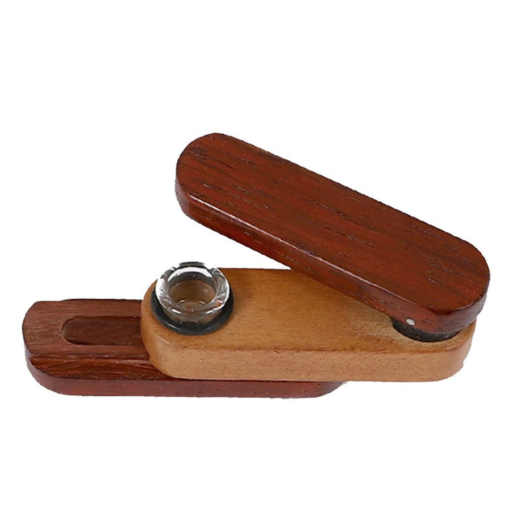 Twist-Out Lid Wood Pipe