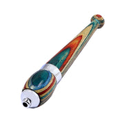 Rainbow Wood Zeppelin One Hitter w/ Chrome Accent | Large