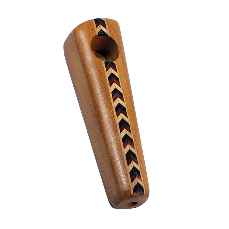 Marquee Inlaid Wood Weed Pipe