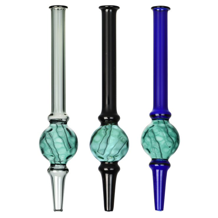 Dimple Diffusion Chamber Glass Dab Straw