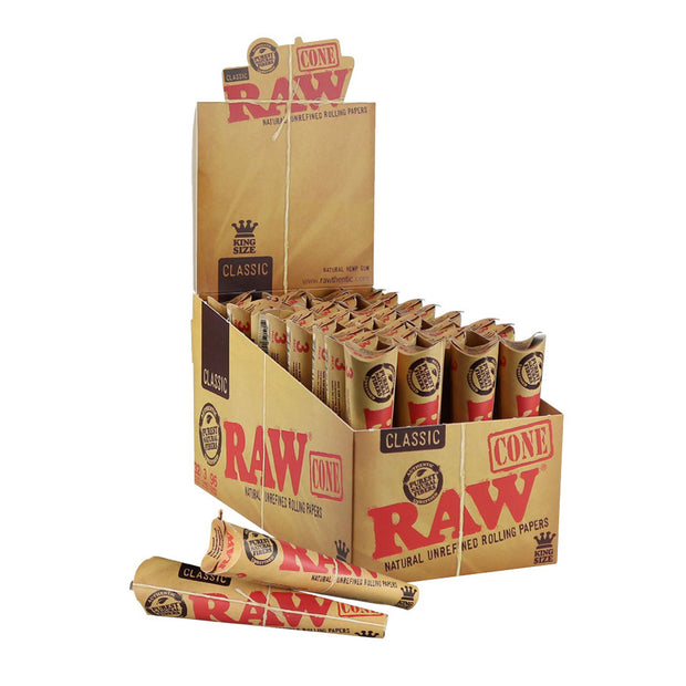 RAW Natural Unrefined Pre-Rolled Cones