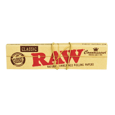 Raw Connoisseur Rolling Papers w/ Tips | Kingsize