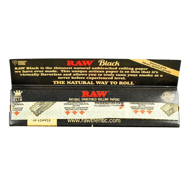 RAW Black Classic Rolling Papers