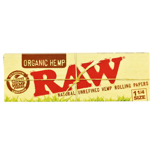 Raw Organic Hemp Rolling Papers - 1 1/4 Inch