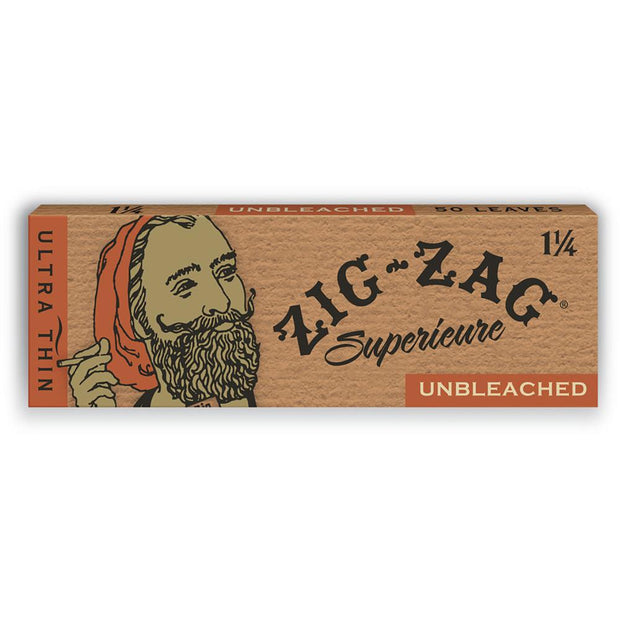Zig Zag Unbleached Rolling Papers | 1 1/4" Single