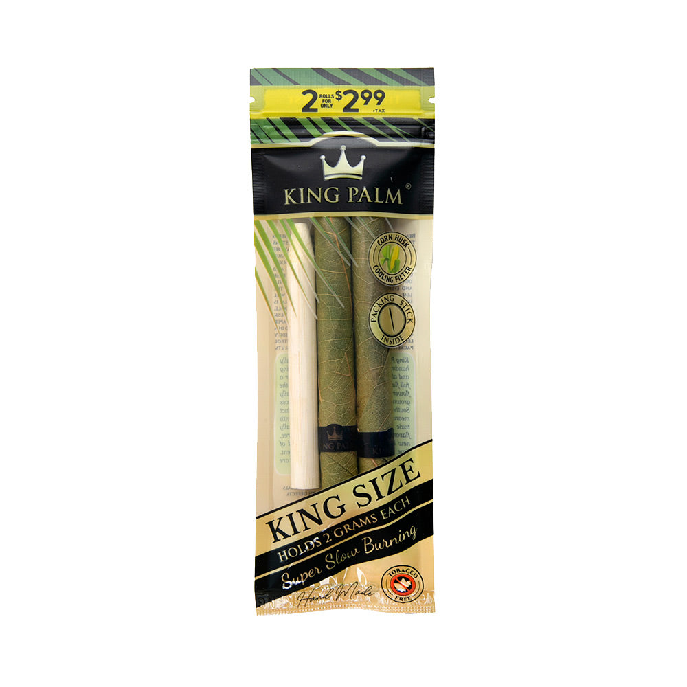 King Palm King Size Leaf Rolls | 2pk/Single
