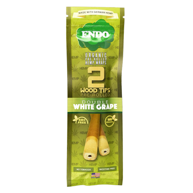 Endo Pre-Rolled Wood-Tipped Blunt Wraps