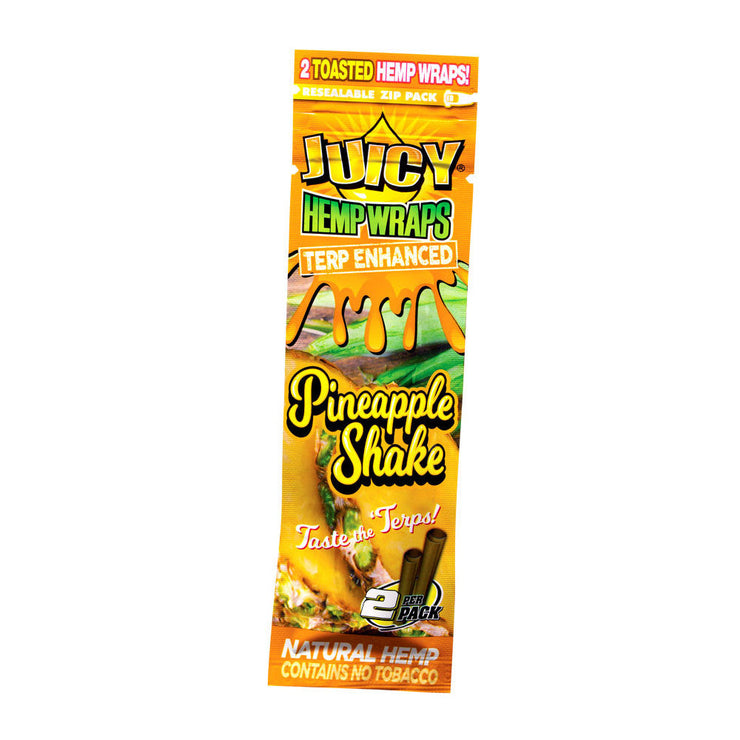 Juicy Terp Enhanced Hemp Wraps | Pineapple Shake Single
