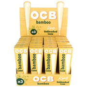 OCB Bamboo Unbleached Cones