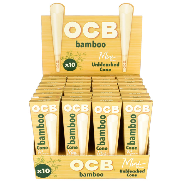 OCB Bamboo Unbleached Cones