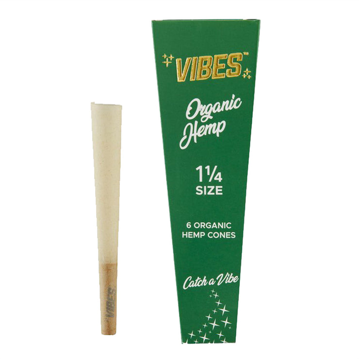 Vibes Organic Hemp Cones | 1 1/4 Inch