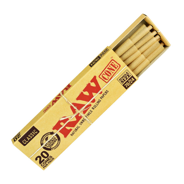 RAW Classic Single Size Cones 70/24 Bulk Prerolled Cones Pulsar