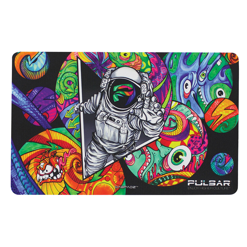 Psychedelic Spaceman DabPadz Dab Mat  Artist Series - Pulsar – Pulsar  Vaporizers
