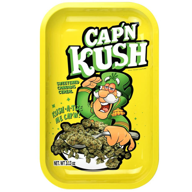 Kill Your Culture Rolling Tray | Cap N' Kush | Large
