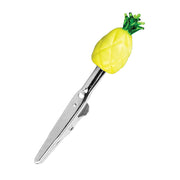 Pineapple Glass Roach Clip | Yellow