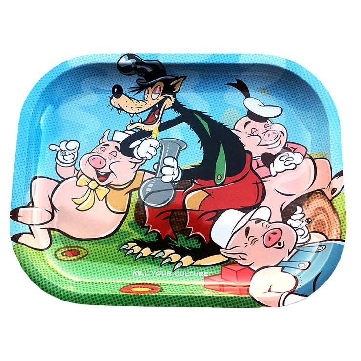 Kill Your Culture Rolling Tray | 3 Little 420 Pigs