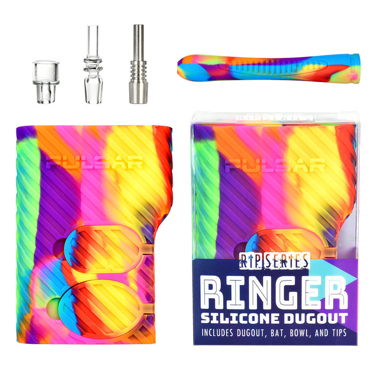 Pulsar RIP Series Ringer 3-in-1 Silicone Dugout Kit | Tie Dye Color