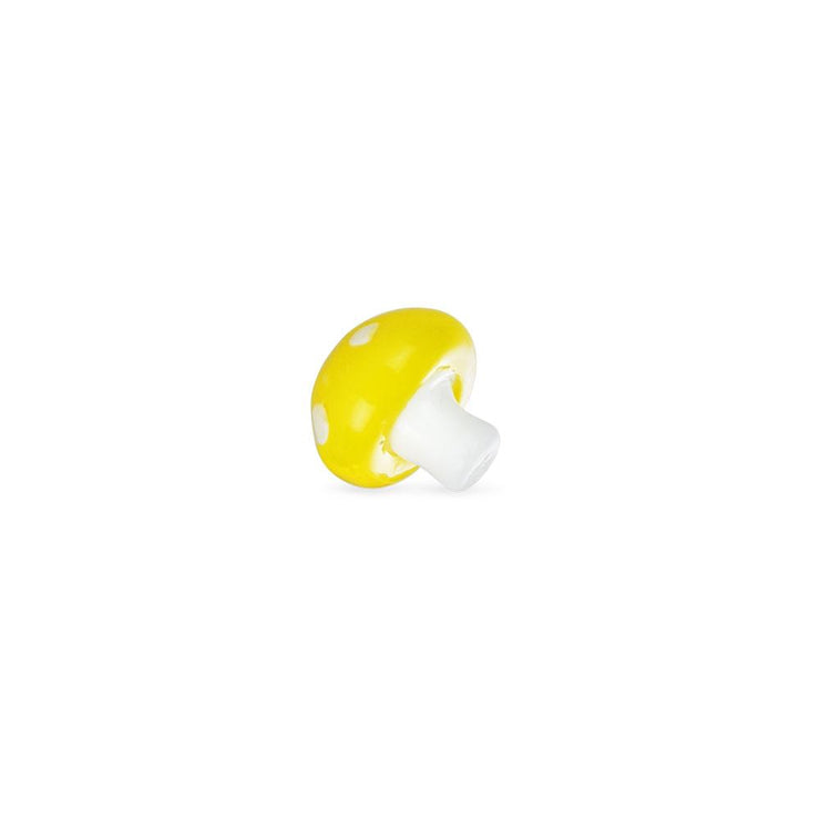 Pulsar Banger Insert Beads | Mushrooms | Yellow