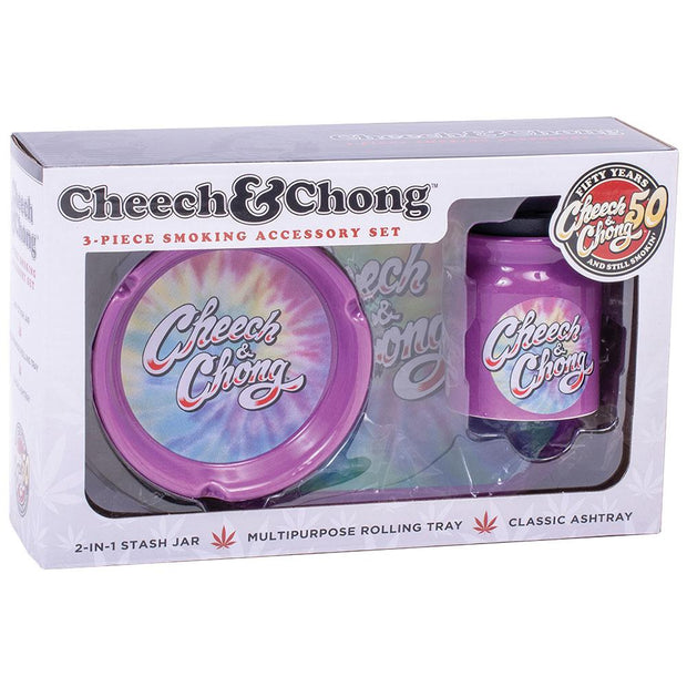 Cheech & Chong Smoke Lover's Gift Set | Purple Tie-Dye3