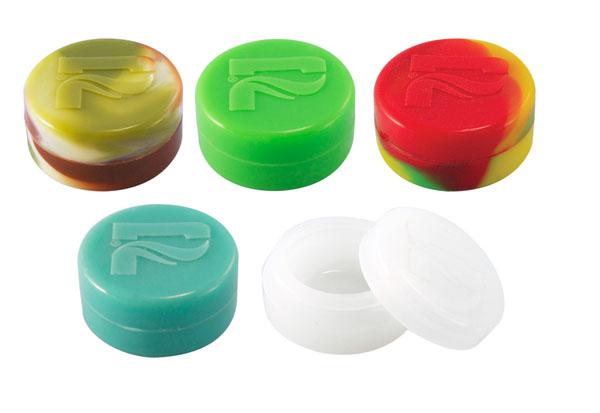 Silicone Dab Container: Extra Large 7 x 7 - 200ml - Rasta