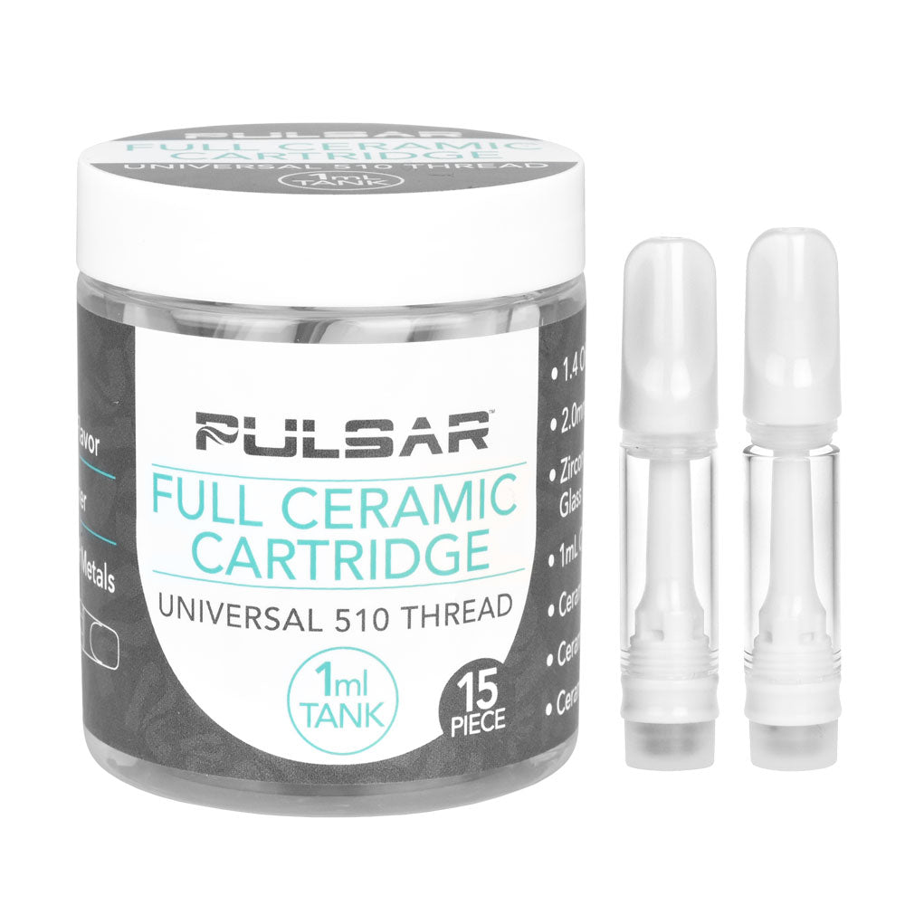 Pulsar Full Ceramic 510 Cartridge Tanks | 1ml