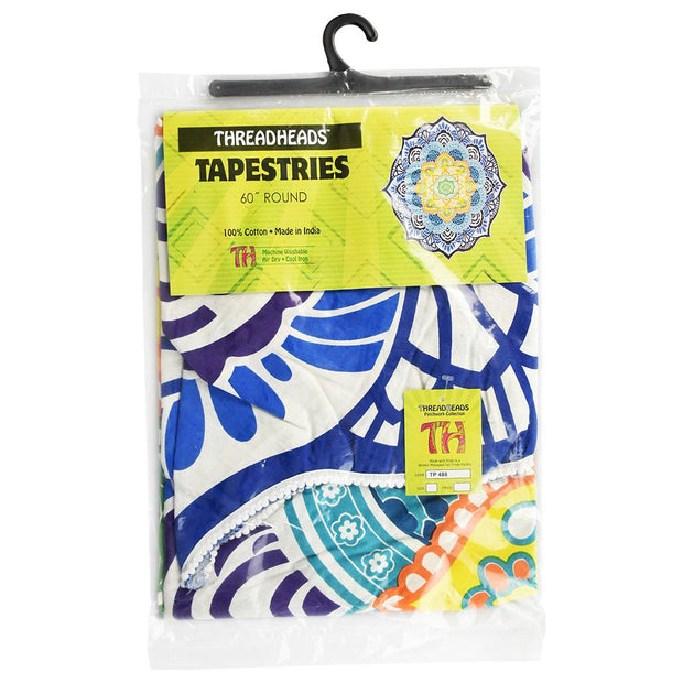 ThreadHeads Flower Mandala Design Tapestry Packaging