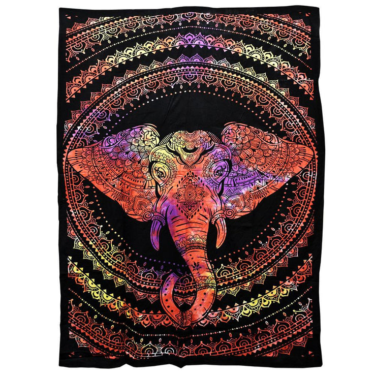 ThreadHeads Mystic Elephant Multicolor Tapestry