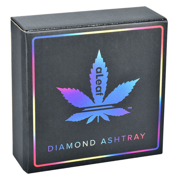 aLeaf Diamond Shaped Glass Ashtray | Packaging