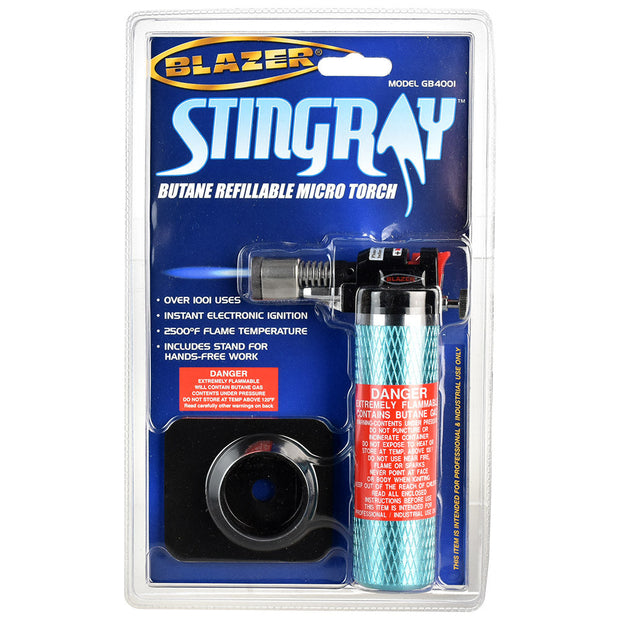 Blazer Stingray Torch Lighter | Blue
