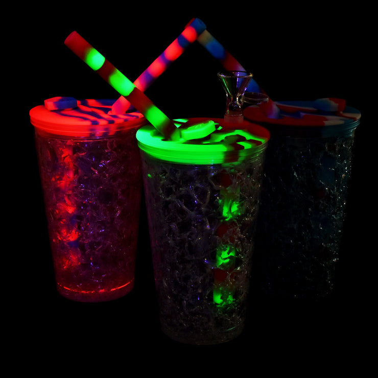 Cooling Freeze Travel Cup Bubbler | UV Reactive Silicone