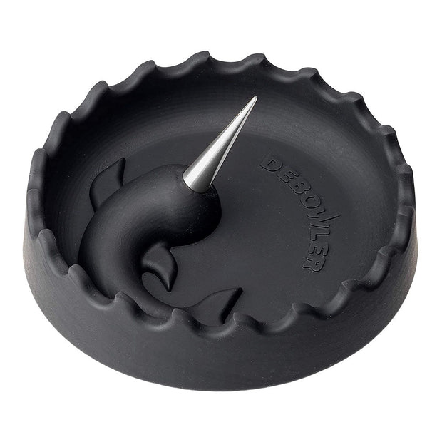 Debowler Narwhal Silicone Ashtray | Silver