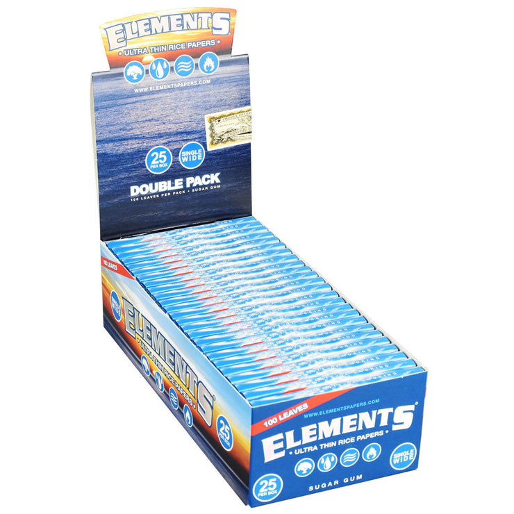 Elements Ultra Thin Rice Rolling Papers | Single Wide Box