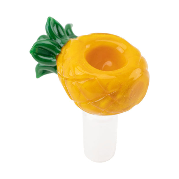 Empire Glassworks | Pineapple Herb Slide | Top View