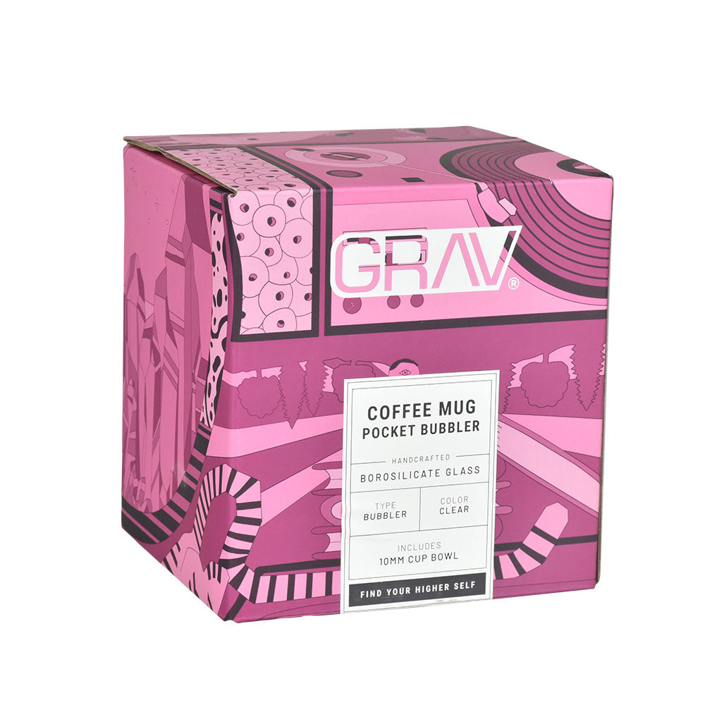 GRAV Coffee Mug Pocket Bubbler | Packaging