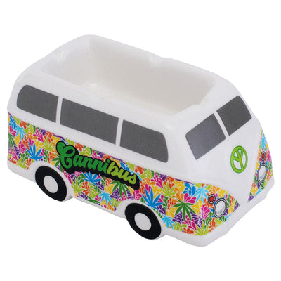 Hippie Bus Ceramic Ashtray