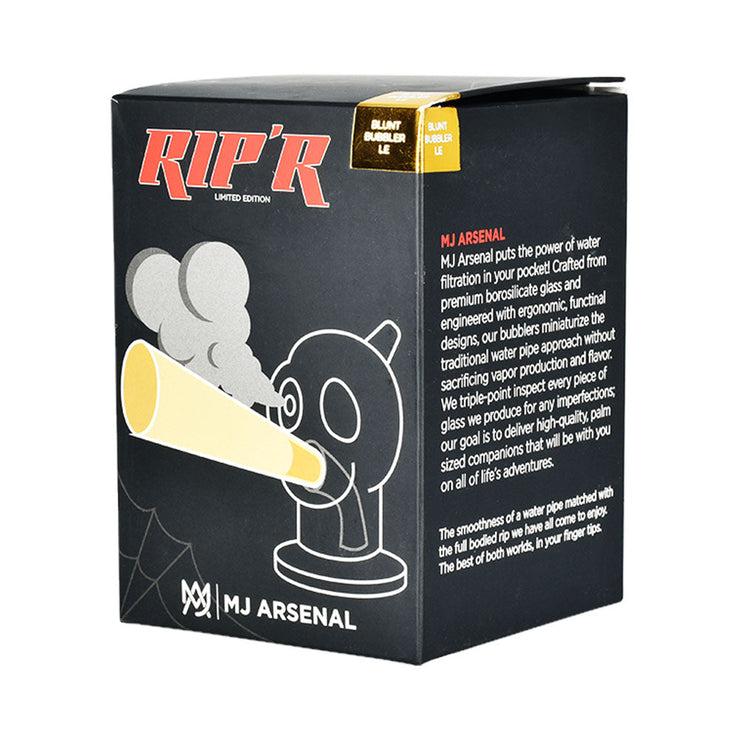 MJ Arsenal Rip'r Limted Edition Blunt Bubbler | Packaging