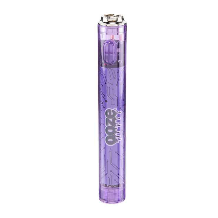 Ooze Slim Clear Series 510 Vape Battery | Purple