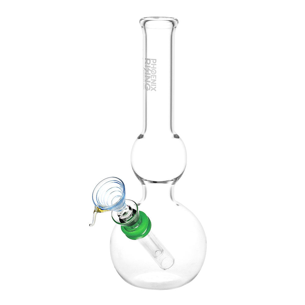 Phoenix Rising Classic Double Bubble Bong | Green