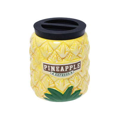 Ceramic Stash Jar & Silicone Lid | Pineapple Express
