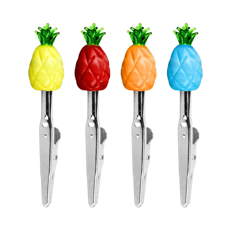Pineapple Glass Roach Clip | Group