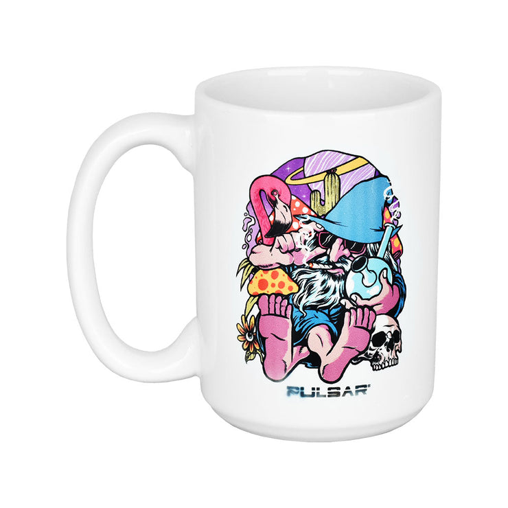 Pulsar Ceramic Mug | Flamingo Wizard