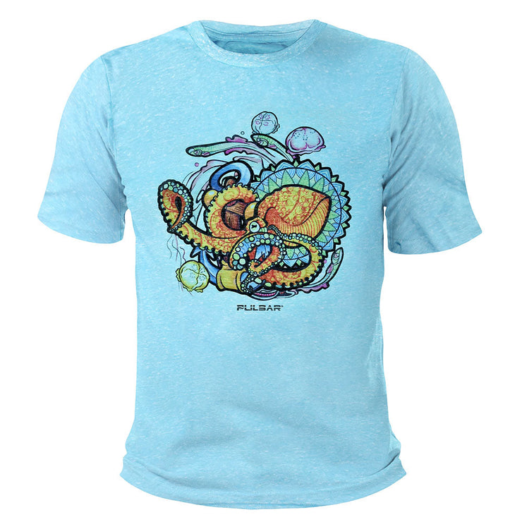 Pulsar Graphic T-Shirt | Psychedelic Octopus