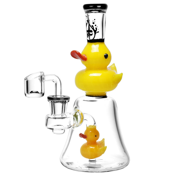 Pulsar Glass Double Duckie Rig | Black