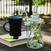 Pulsar Elegance Gravity Recycler Dab Rig | Slime Green