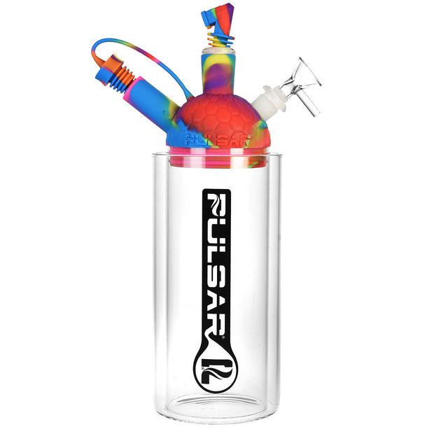 Pulsar RIP Series Silicone Gravity Water Pipe | Tie Dye 