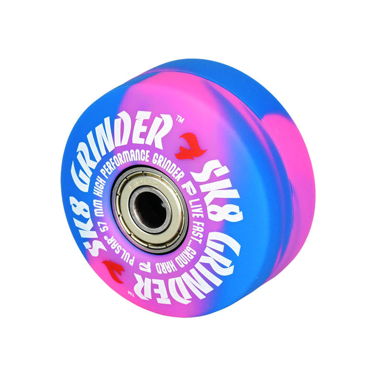 Pulsar SK8 Herb Grinder | UV Reactive Candy Kickflip