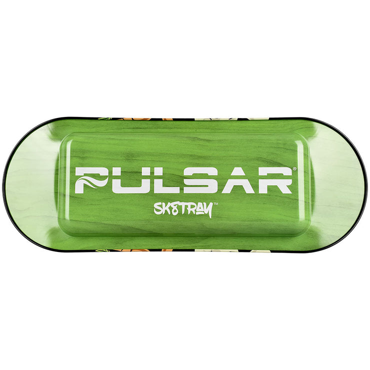 Back Logo | Pulsar SK8Tray Rolling Tray | Herbal Wisdom