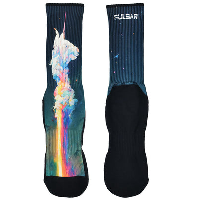 Pulsar Socks | Unicorn Liftoff